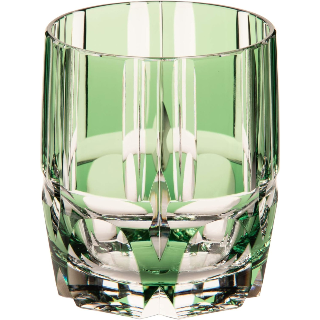 Kagami Crystal Edo Kiriko Glass Green [Bamboo Zen] T117-1908-CGR