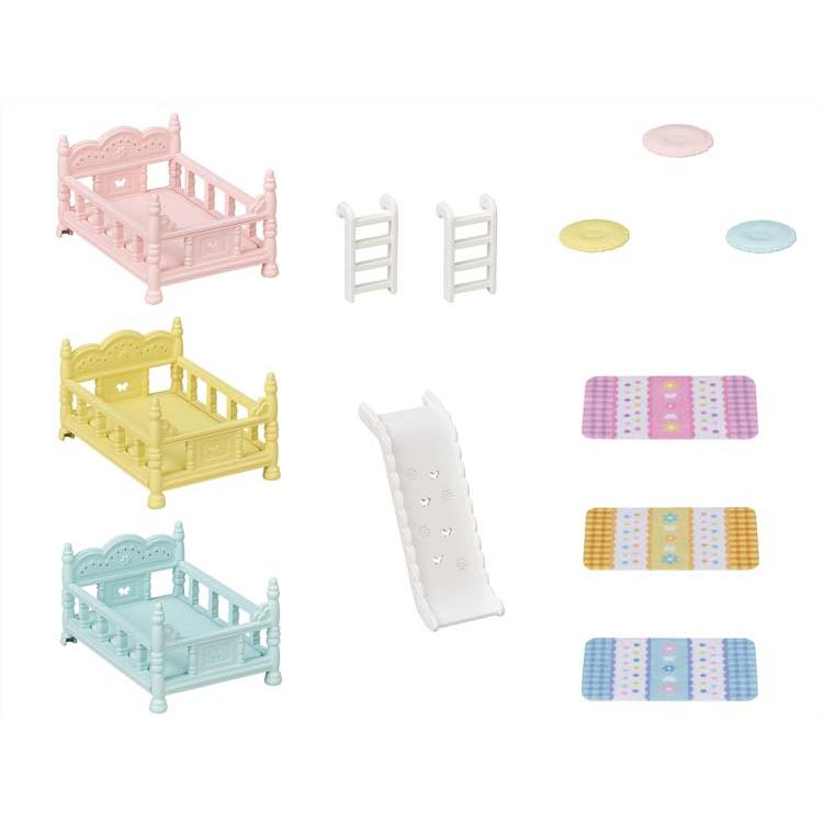 Sylvanian Families Baby Triple Bed Ka-219