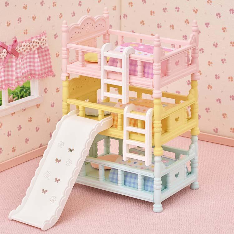 Sylvanian Families Baby Triple Bed Ka-219