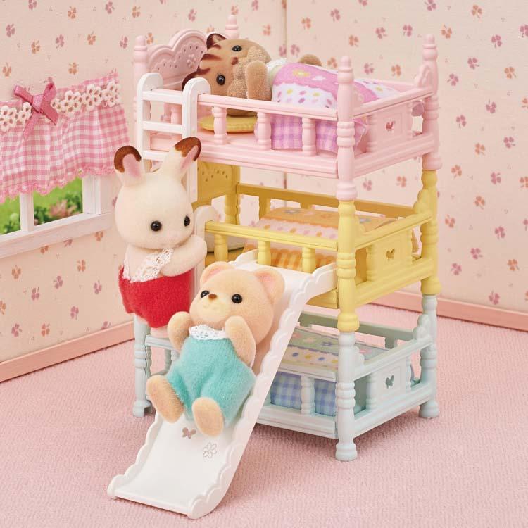 Sylvanian Families Baby Triple Bed Ka-219