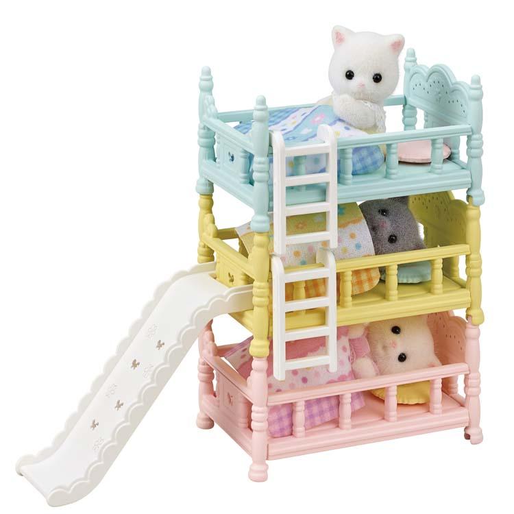 Sylvanian Families Baby Triple Bed Ka-219