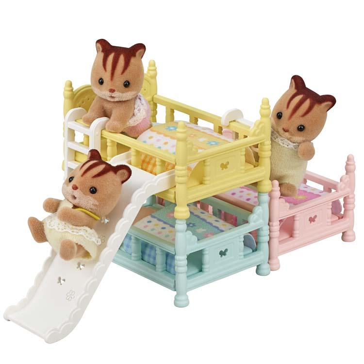 Sylvanian Families Baby Triple Bed Ka-219