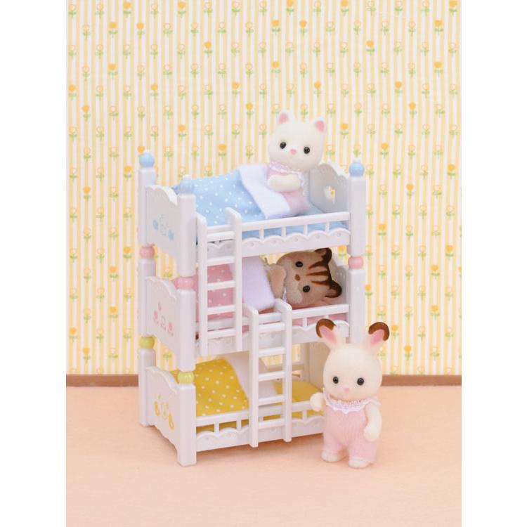 Sylvanian Families Baby Triple Bed Uk+4448