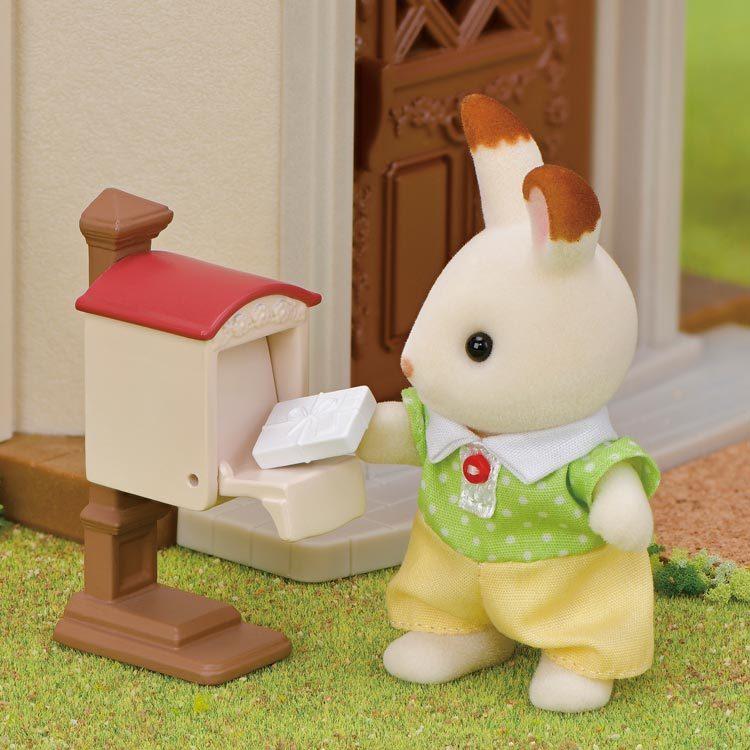 Sylvanian Families Big House With A Red Roof -The Attic Is A Secret Room- Ha-51