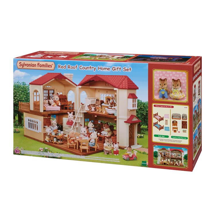 Sylvanian Families Big House With Red Roof Gift Set Gl+5385