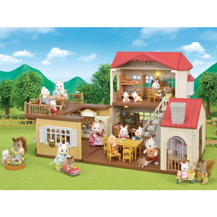 Sylvanian Families Big House With Red Roof Gift Set Gl+5385