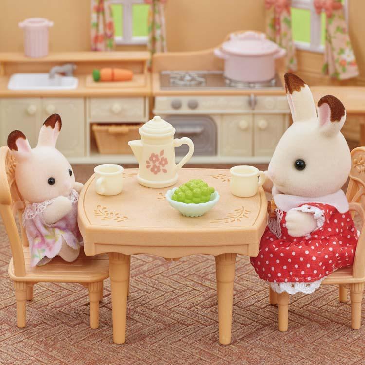 Sylvanian Families Big House With Red Roof Recommended Furniture Set -Kotokoto Cooking- Se-210