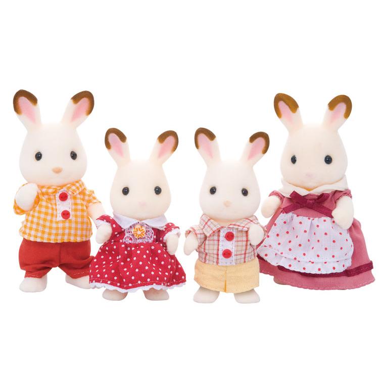 Sylvanian Families Chocolat Rabbit Family Uk+4150