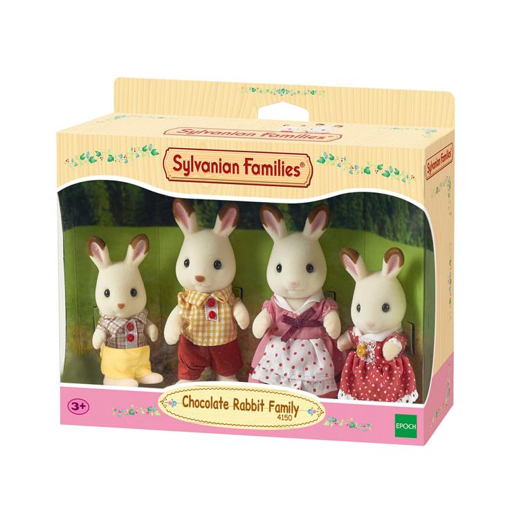 Sylvanian Families Chocolat Rabbit Family Uk+4150