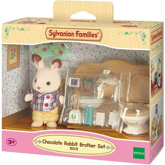 Sylvanian Families Chocolate Rabbit Boy Furniture Set Uk+5015