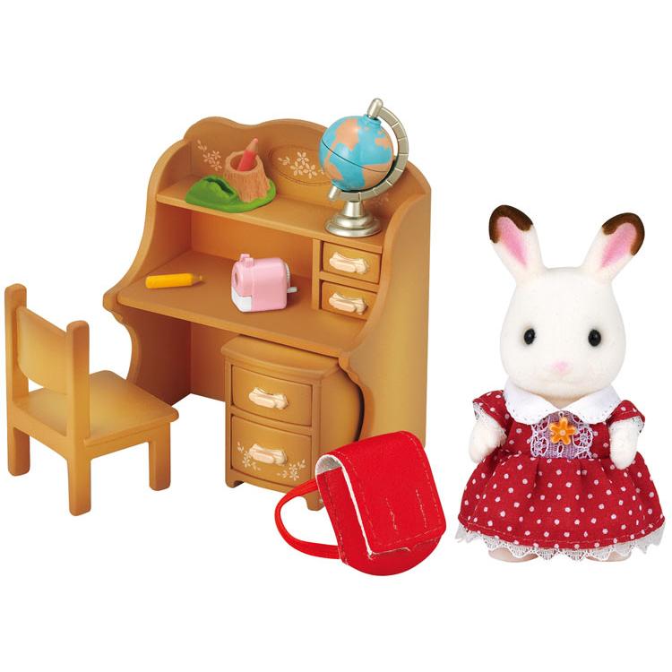 Sylvanian Families Chocolate Rabbit Girl Furniture Set Uk+5016