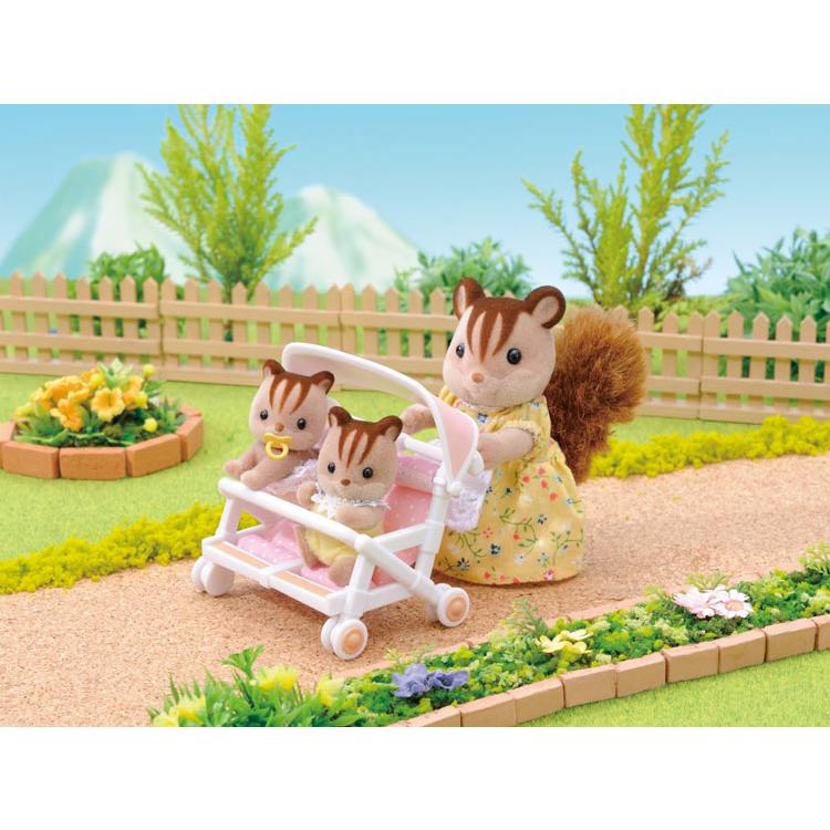 Sylvanian Families Double Stroller Uk+4533