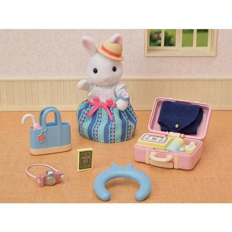 Sylvanian Families Exciting Travel Set - White Rabbit'S Mother - Df-19