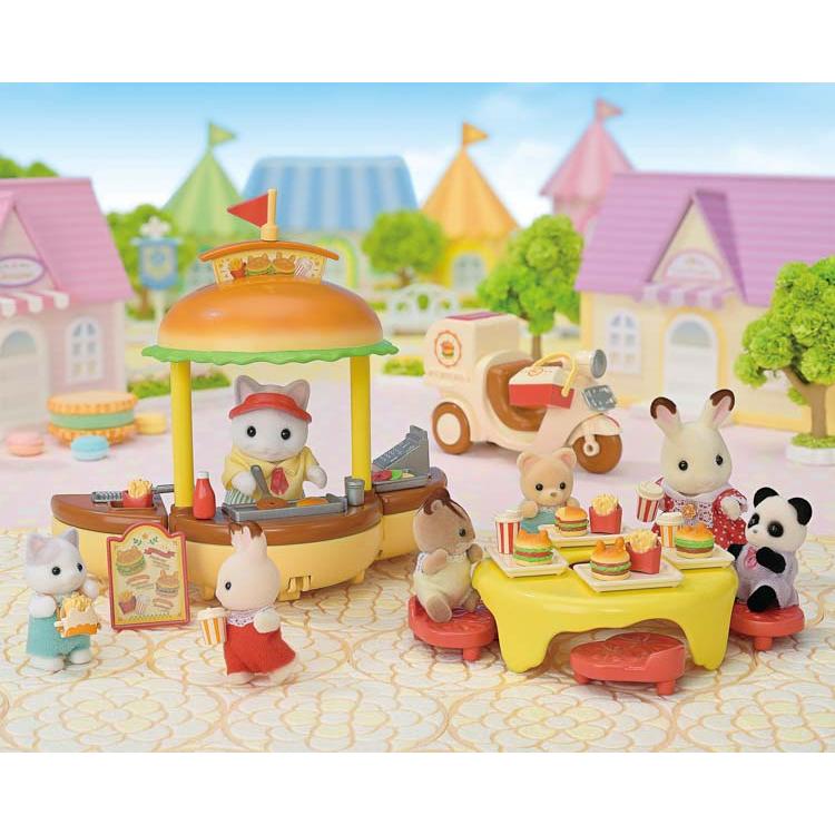 Sylvanian Families Freshly Made Hamburger Wagon Mi-91