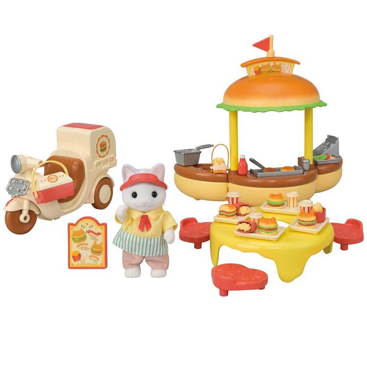 Sylvanian Families Freshly Made Hamburger Wagon Mi-91