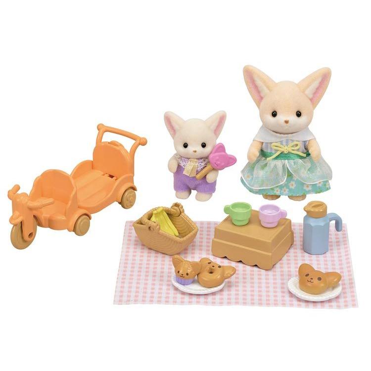 Sylvanian Families Friendship Picnic Set - Fennec Siblings - Df-24