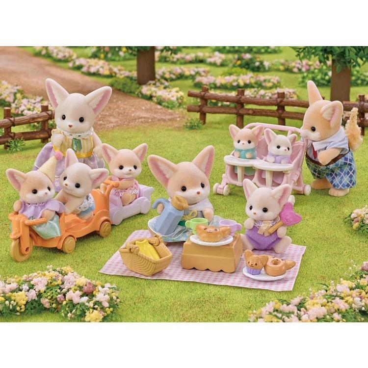 Sylvanian Families Friendship Picnic Set - Fennec Siblings - Df-24