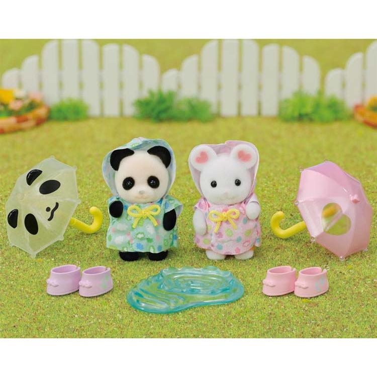 Sylvanian Families Good Friends Baby Set - Rainy Days - S-74