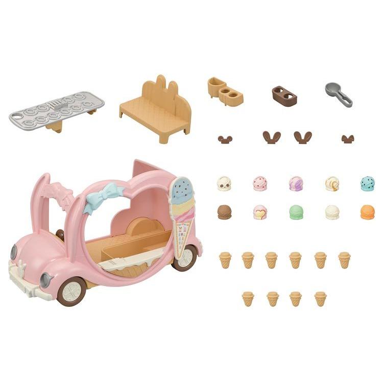 Sylvanian Families Happy Ice Cream Wagon Mi-89