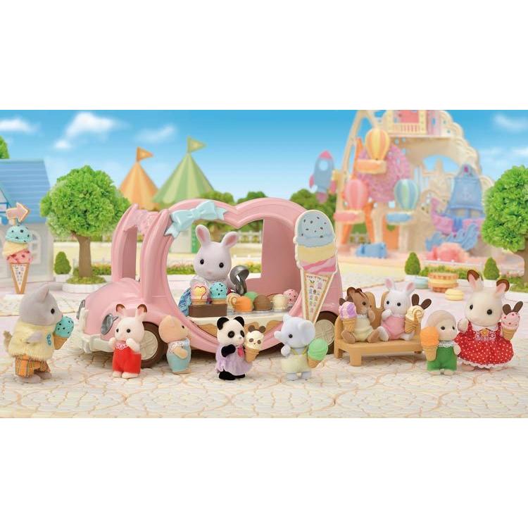 Sylvanian Families Happy Ice Cream Wagon Mi-89