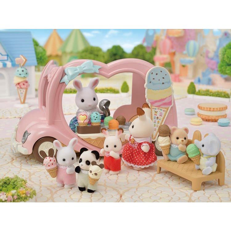 Sylvanian Families Happy Ice Cream Wagon Mi-89