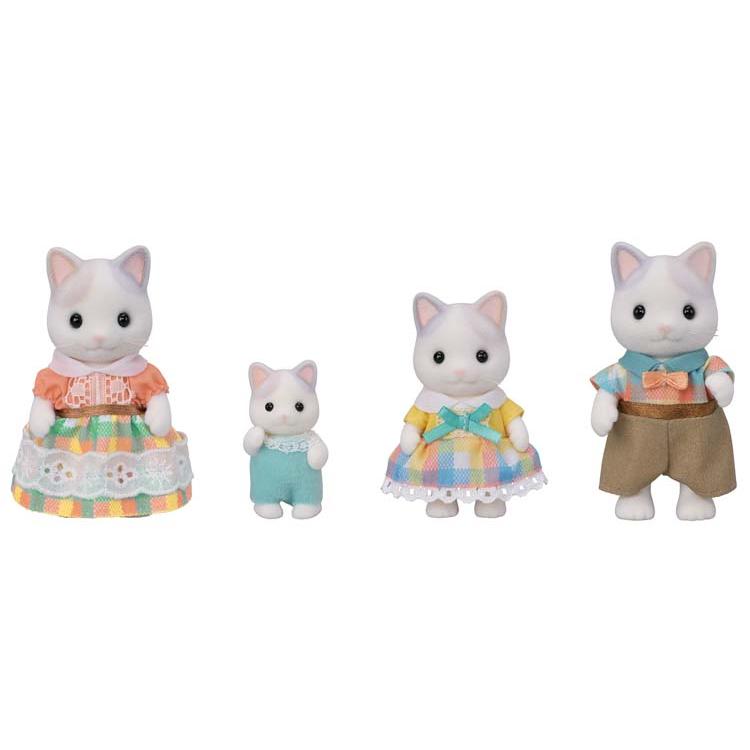 Sylvanian Families Late Cat Family Fs-52