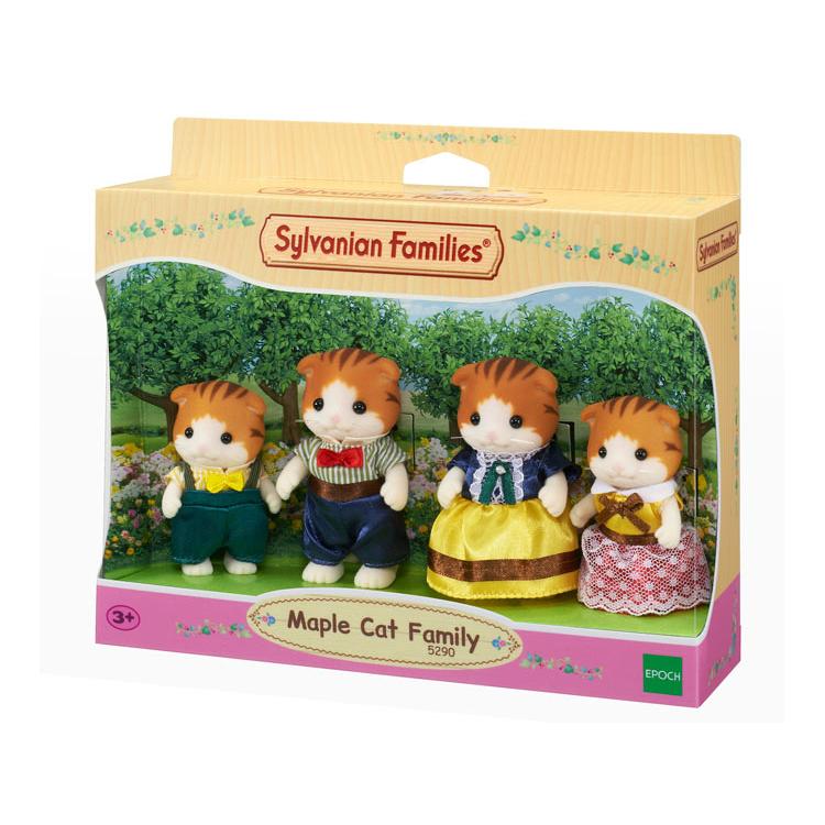 Sylvanian Families Maple Cat Family Gl+5290