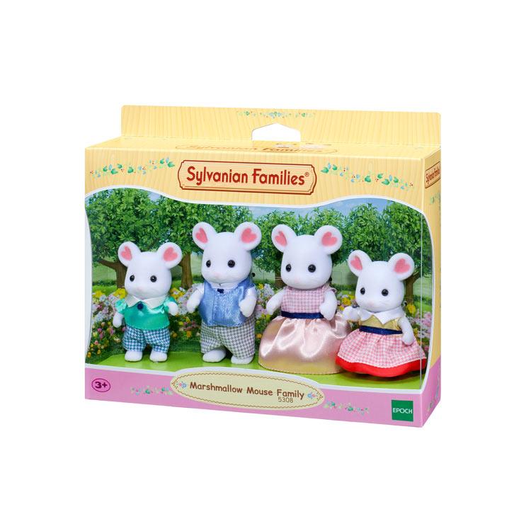 Sylvanian Families Marshmallow Mouse Family Gl+5308