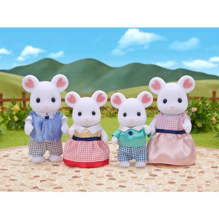 Sylvanian Families Marshmallow Mouse Family Gl+5308