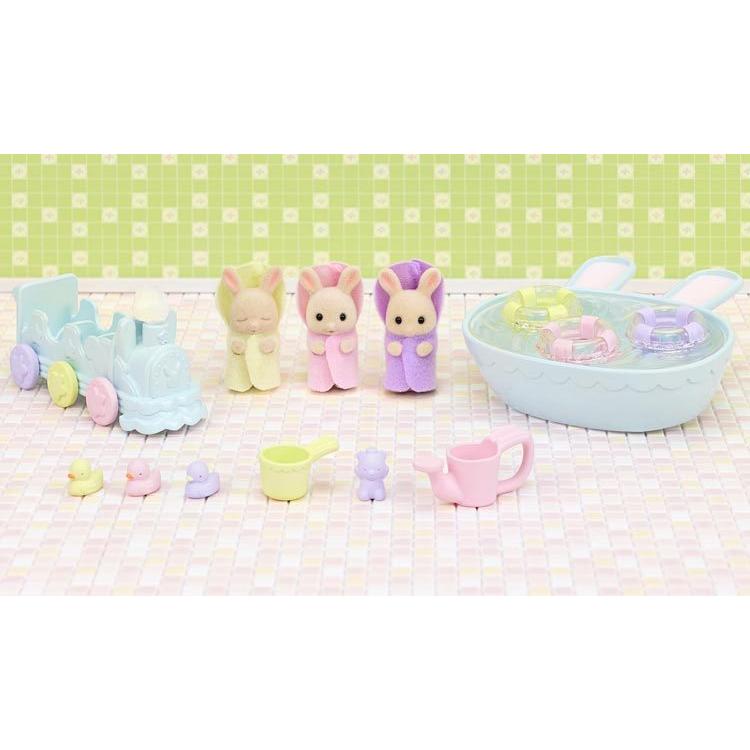 Sylvanian Families Milk Rabbit Mitsugo-Chan Favorite Bath Set Df-22