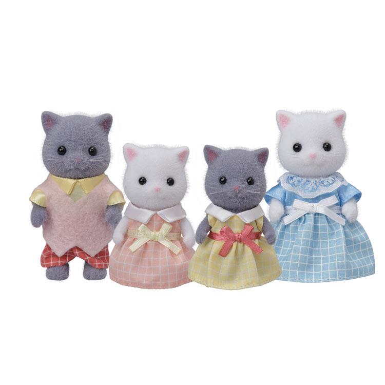 Sylvanian Families Persian Cat Family Gl+5455