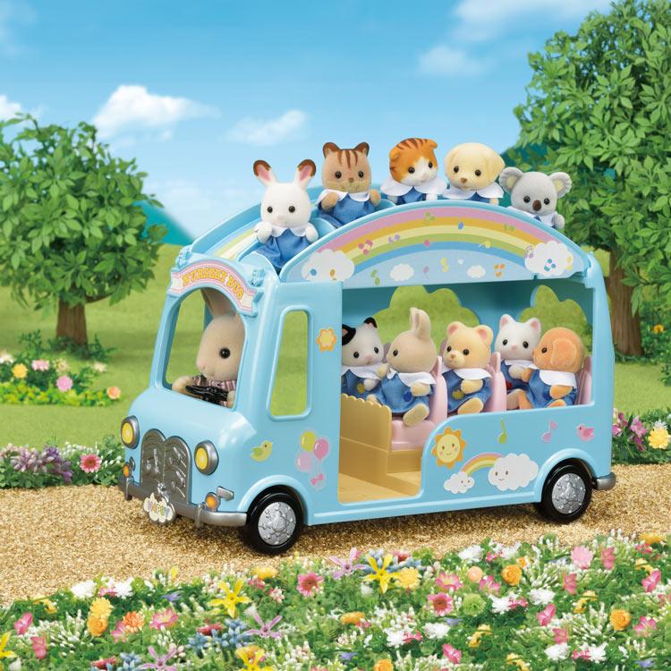 Sylvanian Families Rainbow Kindergarten Bus Gl+5317