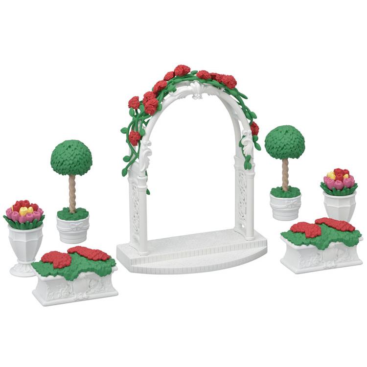 Sylvanian Families Rose Arch Flower Pot Gl+5361