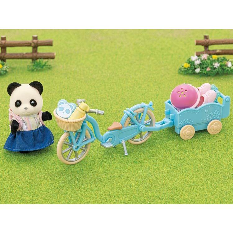 Sylvanian Families Run Run Cycling Set - Panda Girl - Df-17