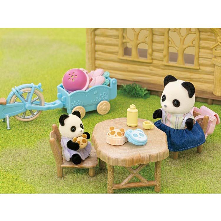 Sylvanian Families Run Run Cycling Set - Panda Girl - Df-17