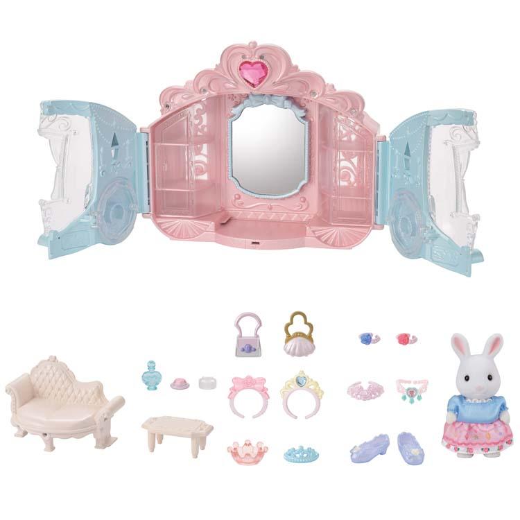 Sylvanian Families Sparkly Carriage Stylish Room Set Fu-19