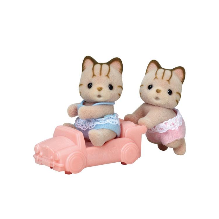 Sylvanian Families Striped Cat Twins Gl+5429