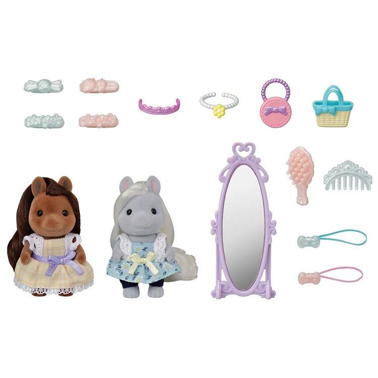 Sylvanian Families Stylish Pony Friends Set Fu-17