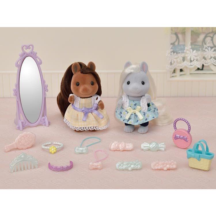 Sylvanian Families Stylish Pony Friends Set Fu-17