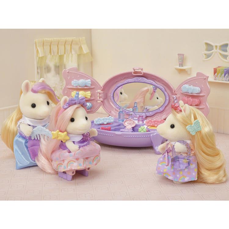 Sylvanian Families Stylish Pony Vanity Dresser Set Fu-18