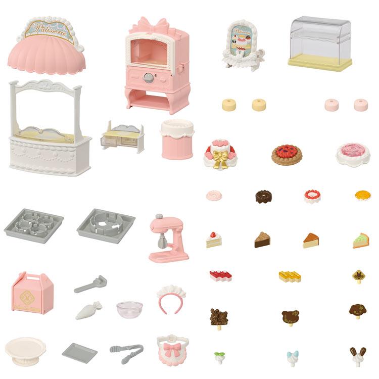 ●Reservation Sylvanian Families Sweet Pastry Chef First Cake Shop Set Mi-92