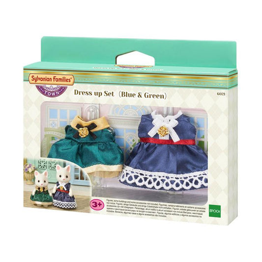 Sylvanian Families Town Dress Up Set (Blue & Green) Gl+6021