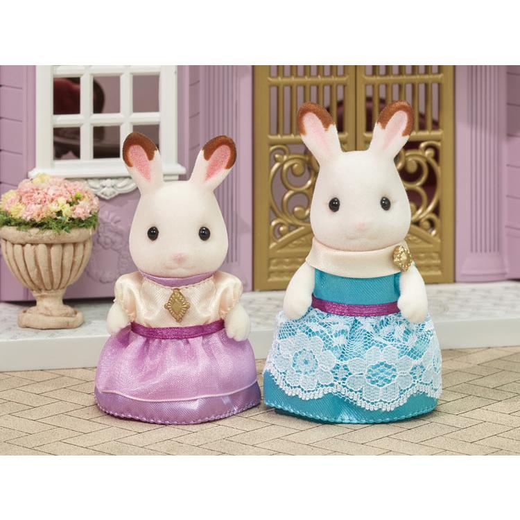 Sylvanian Families Town Dress Up Set (Light Purple & Blue Green) Gl+5371