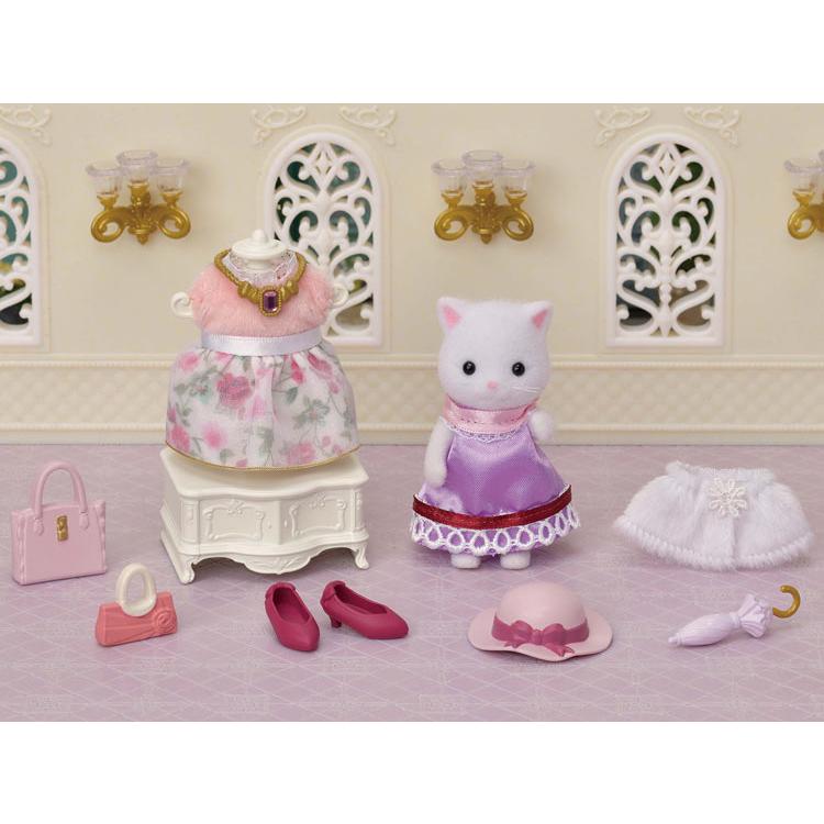 Sylvanian Families Town Fashion Coordination Set -Persian Cat Lady- Gl+5461