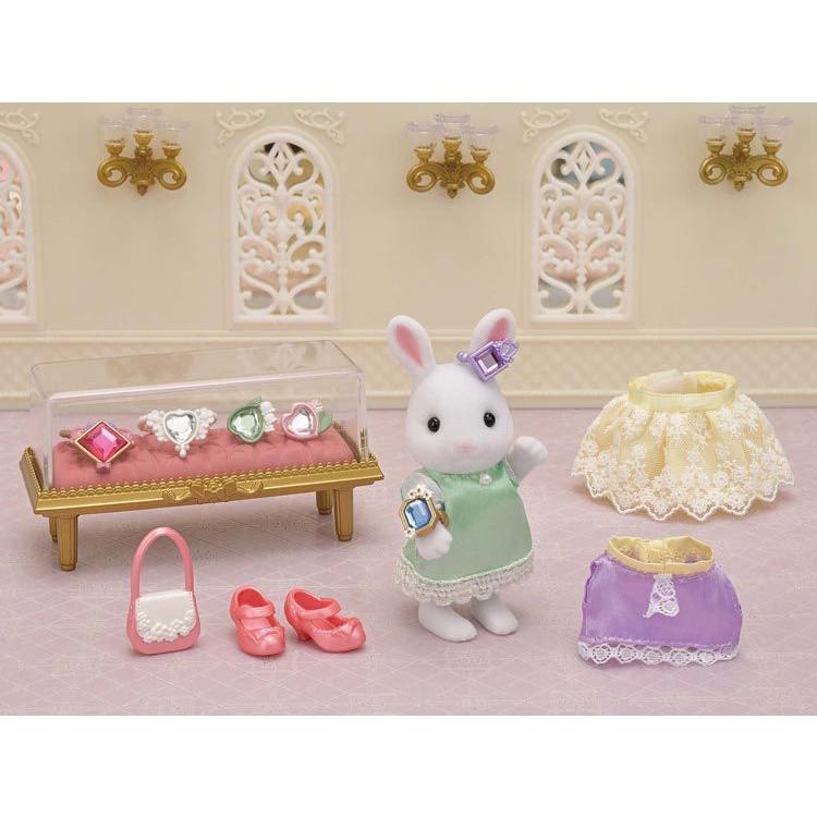 Sylvanian Families Town Fashion Coordination Set - Sparkling Jewelry Collection - Tvs-14