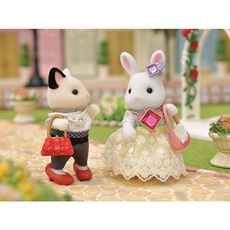 Sylvanian Families Town Fashion Coordination Set - Sparkling Jewelry Collection - Tvs-14