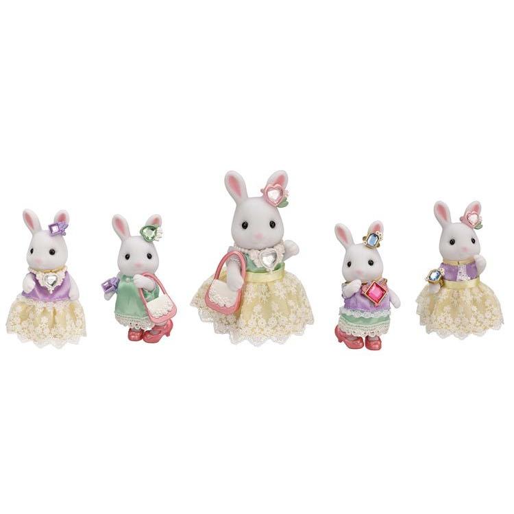 Sylvanian Families Town Fashion Coordination Set - Sparkling Jewelry Collection - Tvs-14