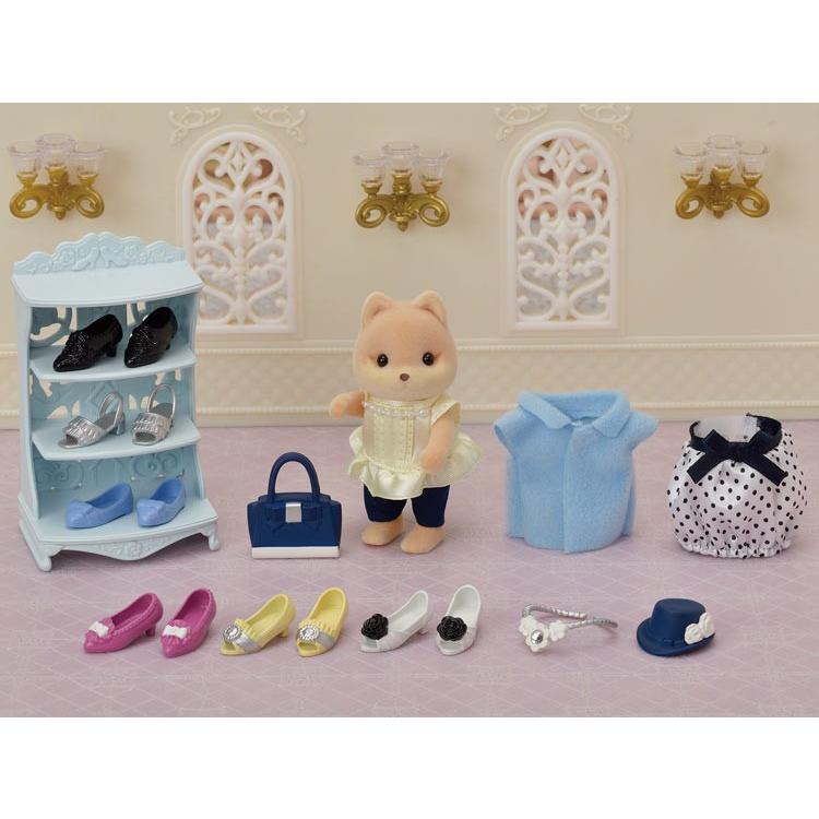 Sylvanian Families Town Fashion Coordination Set -Stylish Shoes Collection- Tvs-13