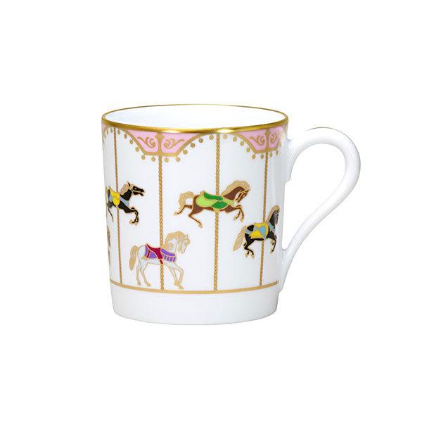 Tableware Mug Okura Touen Successful Series Carousel Mug (Pink)