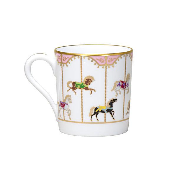 Tableware Mug Okura Touen Successful Series Carousel Mug (Pink)